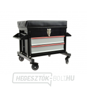 Műhely-összeszerelő ülés, mobil, fiókokkal és konzolokkal Műhely-összeszerelő ülés, mobil, fiókokkal és konzolokkal gallery main image