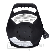 Solight dobhosszabbító kábel, 4 aljzat, 10m, fekete kábel, 3x 1,0mm2 náhled