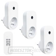 Solight távirányítós aljzatkészlet 3 1, 3 aljzat, 1 távirányító Solight távirányítós aljzatkészlet 3 1, 3 aljzat, 1 távirányító gallery main image