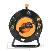 Solight dobhosszabbító, 1 aljzat, kültéri, 25m gumikábel, 3x 1,5mm2, IP44 náhled