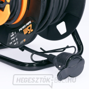 Solight dobhosszabbító, 1 aljzat, kültéri, 25m gumikábel, 3x 1,5mm2, IP44 náhled