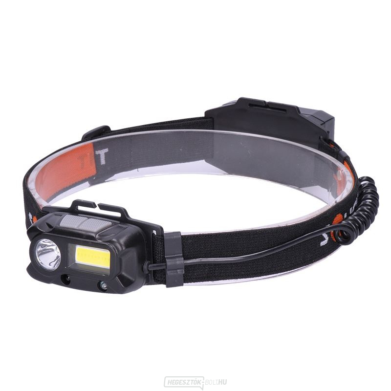 Solight LED újratölthető fejlámpa, 3W COB, 150 60lm, Li-ion