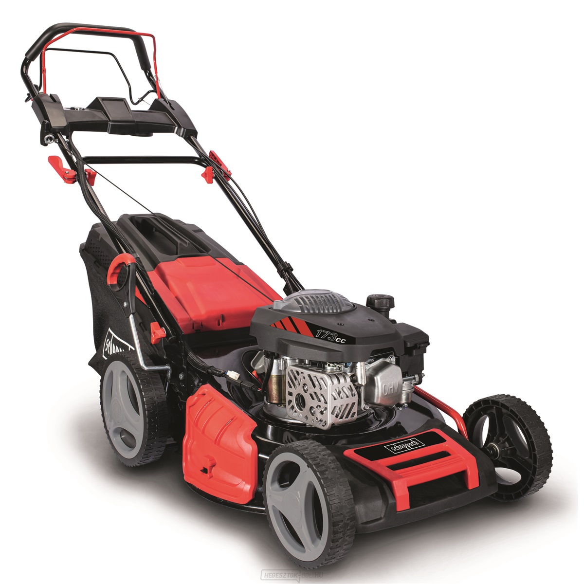 Scheppach MS 173-51 E 4in1 benzinmotoros fűnyíró mozgatással és elektromos indítással