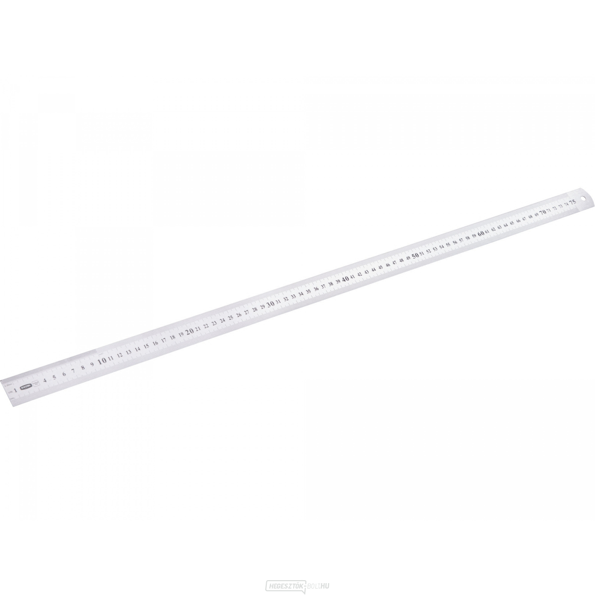 Rozsdamentes acél vonalzó, 750mm