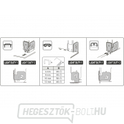 3-funkciós tűzőgép, 6-12mm, 100 tűzőkapoccsal együtt náhled