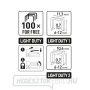 3-funkciós tűzőgép, 6-12mm, 100 tűzőkapoccsal együtt náhled