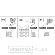 3-funkciós tűzőgép, 6-12mm, 100 tűzőkapoccsal együtt náhled