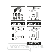 3-funkciós tűzőgép, 6-12mm, 100 tűzőkapoccsal együtt náhled