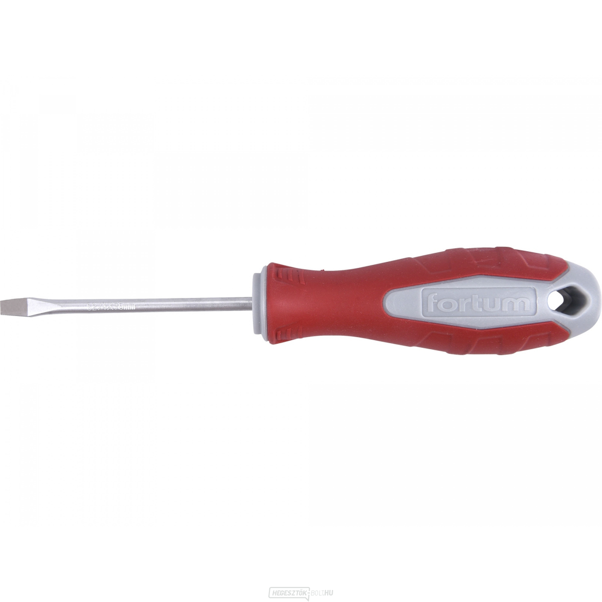 Lapos fejű csavarhúzó, (-) 4x75mm, S2 Lapos fejű csavarhúzó, (-) 4x75mm, S2 gallery main image