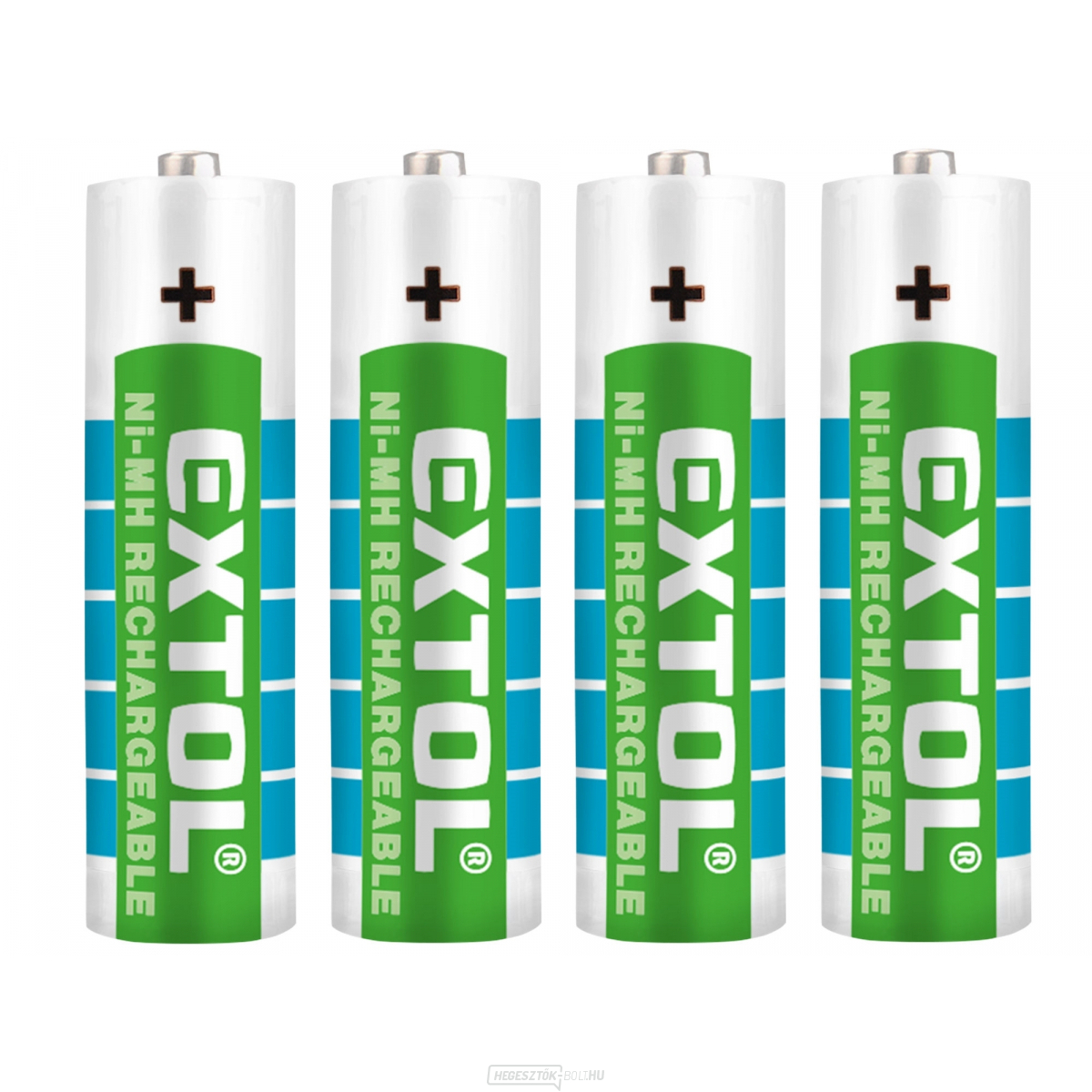 Újratölthető akkumulátorok, 4db, AA (HR6), 1,2V, 2400mAh, NiMh
