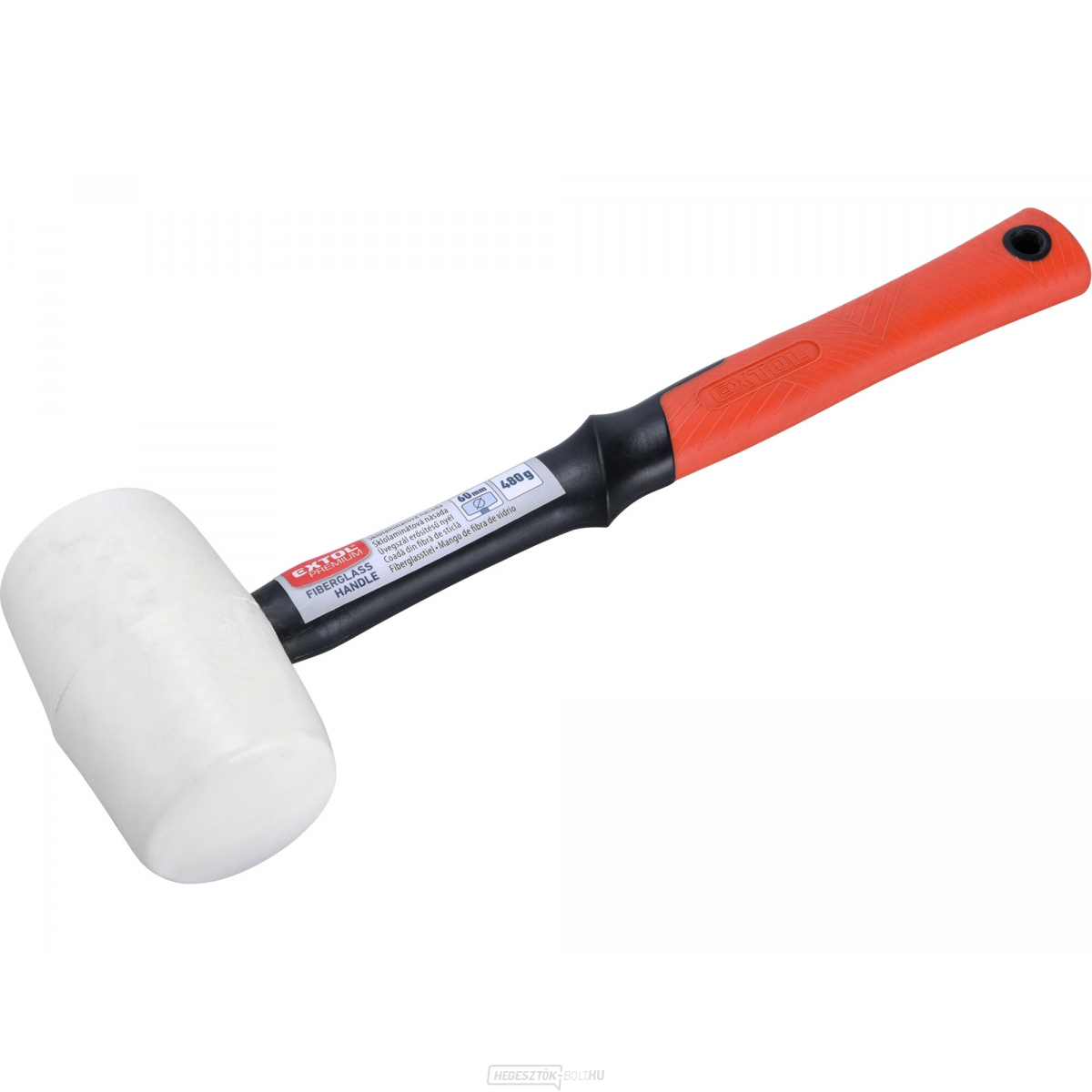Gumikalapács, fehér, átmérő 60mm Gumikalapács, fehér, átmérő 60mm gallery main image