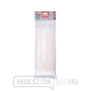 EXTRA kábelkötegelő, fehér, 280x4,6mm, 100db, nejlon PA66 Előnézet 