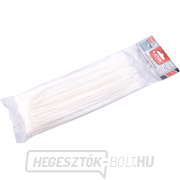 EXTRA kábelkötegelő, fehér, 280x4,6mm, 100db, nejlon PA66 EXTRA kábelkötegelő, fehér, 280x4,6mm, 100db, nejlon PA66 gallery main image