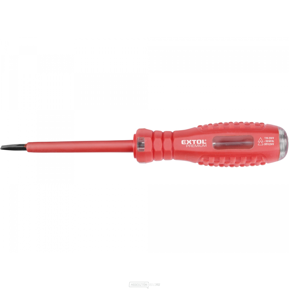 Feszültségmérő 110-250V, lapos (-), 160mm