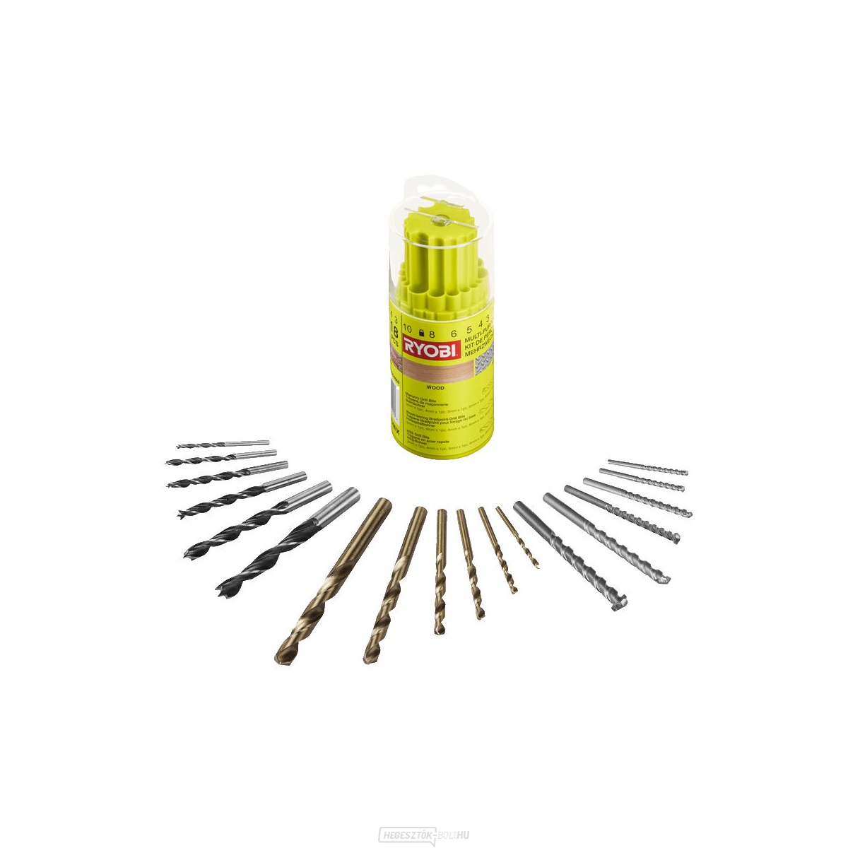 Ryobi RAK18DMIX 18db multifunkciós fúrógép készlet gallery main image