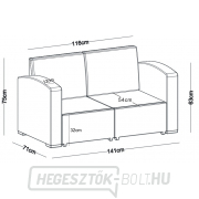 DOMINGO RED DeLuxe kerti bútor náhled