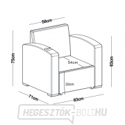 PORTORICO RED DeLuxe kerti bútor náhled