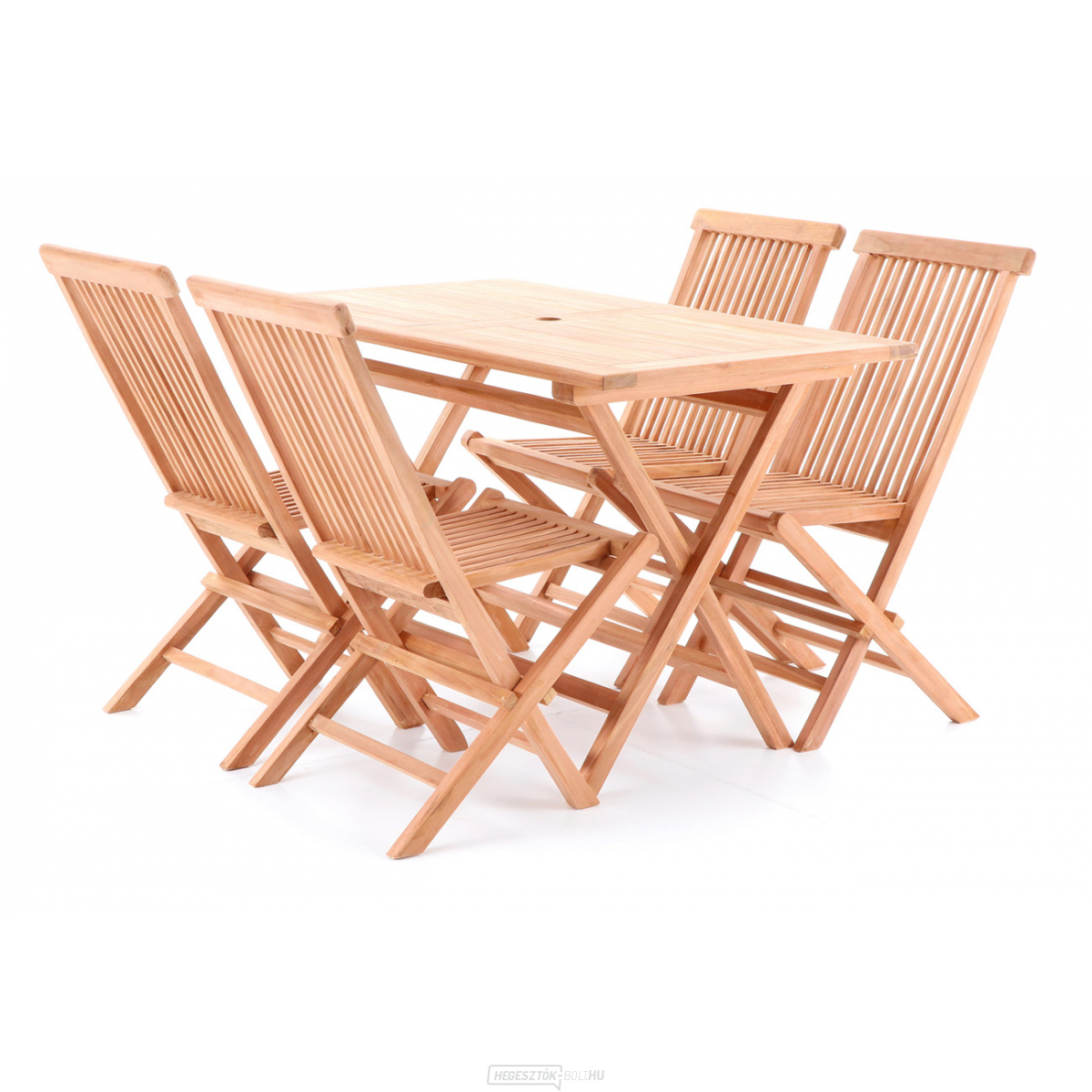 TEAK POHODA Asztal készlet 4-es szett 
