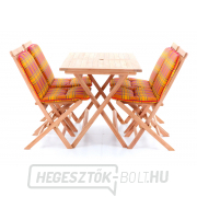 TEAK POHODA Asztal készlet 4-es szett  náhled