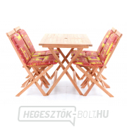 TEAK POHODA Asztal készlet 4-es szett  náhled