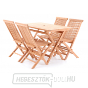 TEAK POHODA Asztal készlet 4-es szett  TEAK POHODA Asztal készlet 4-es szett  gallery main image