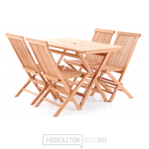 TEAK POHODA Asztal készlet 4-es szett  gallery main image