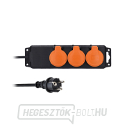 Solight hosszabbító IP44, 3 aljzat, gumikábel, kültéri, 3m Solight hosszabbító IP44, 3 aljzat, gumikábel, kültéri, 3m gallery main image