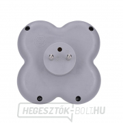 Solight hub, 3x 10A, fehér-szürke, kapcsoló Előnézet 