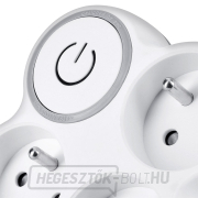 Solight hub, 3x 10A, fehér-szürke, kapcsoló náhled