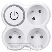 Solight hub, 3x 10A, fehér-szürke, kapcsoló Solight hub, 3x 10A, fehér-szürke, kapcsoló gallery main image