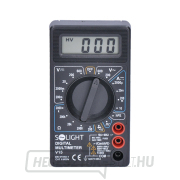 Solight multiméter, max. AC 500V, max. DC 500V / 10A, diódateszt, hangjelzés Solight multiméter, max. AC 500V, max. DC 500V / 10A, diódateszt, hangjelzés gallery main image