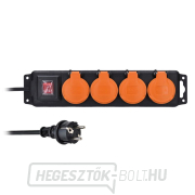 Solight hosszabbító vezeték IP44, 4 aljzat, kapcsoló, kültéri, 3m Solight hosszabbító vezeték IP44, 4 aljzat, kapcsoló, kültéri, 3m gallery main image
