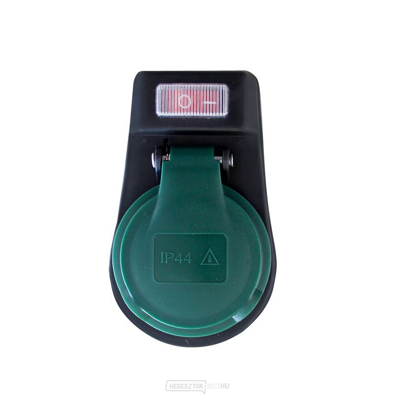 Solight aljzat IP44, 16A, fekete, kapcsoló