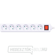 Solight multiple socket, 6 aljzat, kapcsoló Solight multiple socket, 6 aljzat, kapcsoló gallery main image