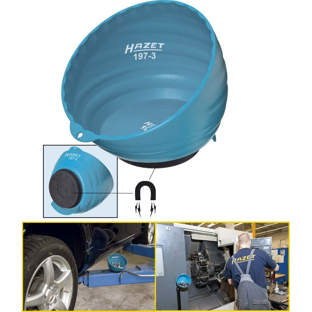 Mágneses tál kis alkatrészekhez HAZET 197-3