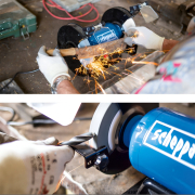 Scheppach SM 200 LB - dupla tárcsás csiszolótárcsa/kefe Előnézet 