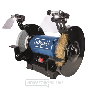 Scheppach SM 200 LB - dupla tárcsás csiszolótárcsa/kefe Scheppach SM 200 LB - dupla tárcsás csiszolótárcsa/kefe gallery main image