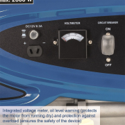 Scheppach SG 3200 2800 W-os keretes erőmű AVR vezérléssel Előnézet 