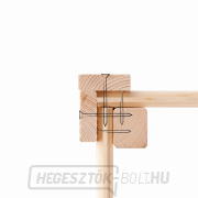 Faház KARIBU MERSEBURG 5 melléképület 166 cm (68767) natúr náhled