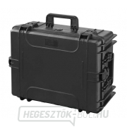 MAX Műanyag tok, 594x473xH 270mm, IP 67, fekete színű MAX Műanyag tok, 594x473xH 270mm, IP 67, fekete színű gallery main image