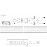 Plazma 34/54 kompresszor/41 S25-S25K S30-S35K S45 A53-S54 A fúvóka 0,9-el meghosszabbítva Előnézet 