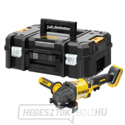 Akkus sarokcsiszoló 125mm DeWALT DCG418NT XR FLEXVOLT 54V, külön gép TSTAK tokban gallery main image