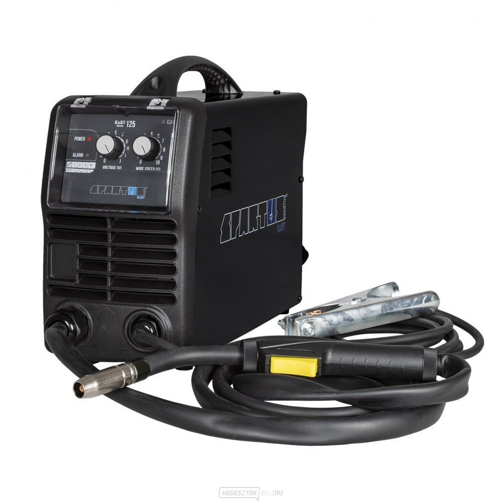 Félautomata hegesztő EasyMIG 125 inverteres hegesztés fix fáklyával, csak hegesztés gáz nélkül