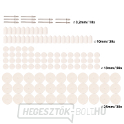 Filc polírozó korongok, 120db-os készlet Előnézet 