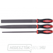 Reszelő, 3 darabos készlet, 250mm, sec 2, a készlet tartalmaz: lapos, szelvényes és kerek reszelőt Reszelő, 3 darabos készlet, 250mm, sec 2, a készlet tartalmaz: lapos, szelvényes és kerek reszelőt gallery main image
