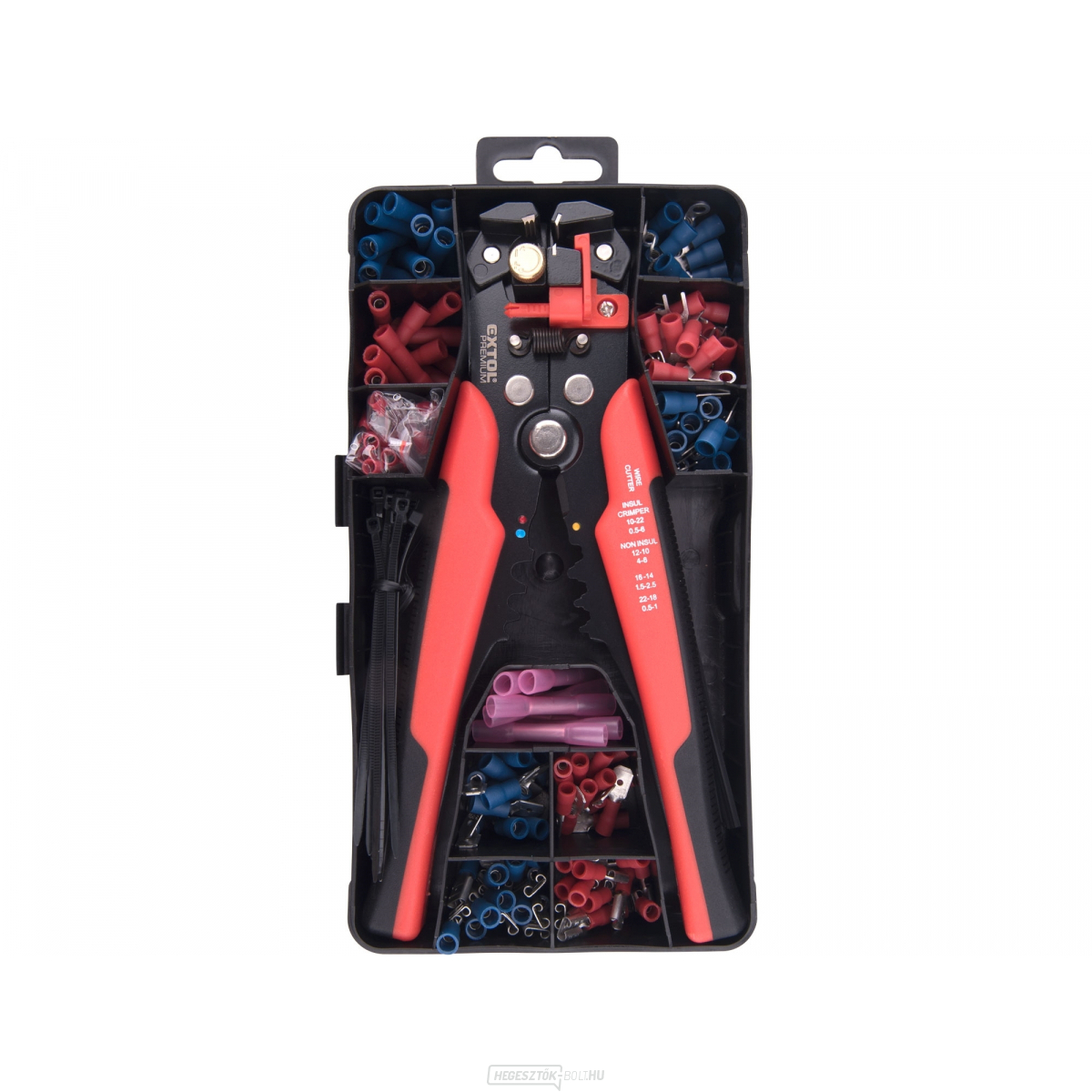 Csupaszító/fűrészelő fogó és dugók, 231db-os készlet