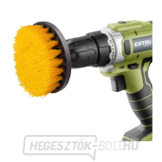 Tisztítókefe készlet fúrógéphez 4db, szár 1/4 