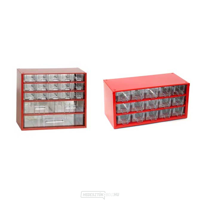 MARS - szekrénysor 6760C 6740C - piros színben