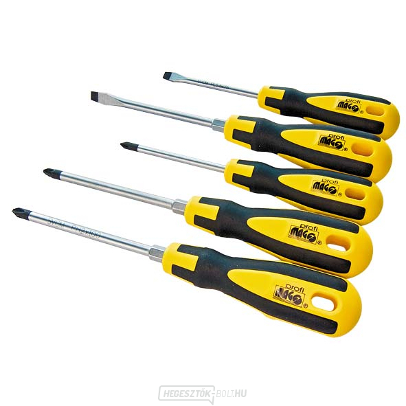 Magg PROFI - csavarhúzó készlet (2xPL, 2xPH, 1xPZ) - 5 db