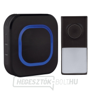 Solight vezeték nélküli ajtócsengő, 250m, fekete, tanulási kóddal Solight vezeték nélküli ajtócsengő, 250m, fekete, tanulási kóddal gallery main image
